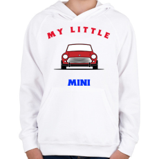 PRINTFASHION MY LITTLE MINI - Gyerek kapucnis pulóver - Fehér