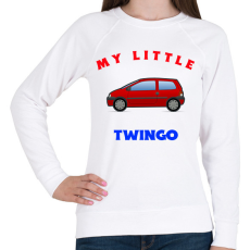PRINTFASHION MY LITTLE TWINGO - Női pulóver - Fehér