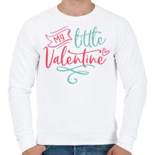 PRINTFASHION My Little Valentine - Férfi pulóver - Fehér férfi pulóver, kardigán