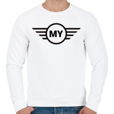 PRINTFASHION MY MINI - Férfi pulóver - Fehér férfi pulóver, kardigán