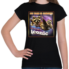PRINTFASHION My pain is chronic - Női póló - Fekete női póló