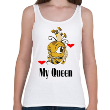 PRINTFASHION my queen - Női atléta - Fehér atléta, trikó