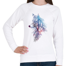 PRINTFASHION My roots - Női pulóver - Fehér