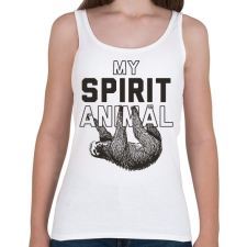 PRINTFASHION My spirit animal - Női atléta - Fehér női trikó