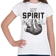 PRINTFASHION My spirit animal - Női póló - Fehér női póló