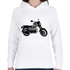 PRINTFASHION mz2 - Női kapucnis pulóver - Fehér