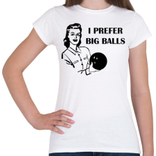PRINTFASHION Nagy golyók - Női póló - Fehér női póló
