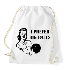 PRINTFASHION Nagy golyók - Sportzsák, Tornazsák - Fehér tornazsák