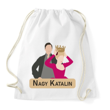 PRINTFASHION Nagy Katalin - A kezdetek - Sportzsák, Tornazsák - Fehér tornazsák