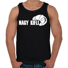 PRINTFASHION NAGY KIFLI - páros minta - Férfi atléta - Fekete