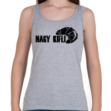 PRINTFASHION Nagy Kifli - páros minta - Női atléta - Sport szürke női trikó