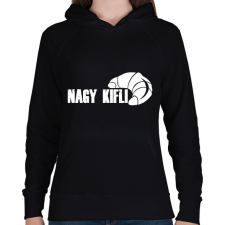 PRINTFASHION NAGY KIFLI - páros minta - Női kapucnis pulóver - Fekete női pulóver, kardigán