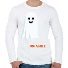 PRINTFASHION Nagy mosoly... - Férfi hosszú ujjú póló - Fehér férfi póló