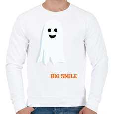 PRINTFASHION Nagy mosoly... - Férfi pulóver - Fehér