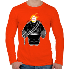 PRINTFASHION Nagy szellem - Férfi hosszú ujjú póló - Narancs férfi póló