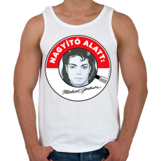 PRINTFASHION Nagyító alatt MJ 1 - Férfi atléta - Fehér