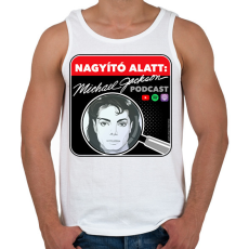 PRINTFASHION Nagyító alatt MJ 2 - Férfi atléta - Fehér
