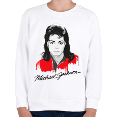 PRINTFASHION Nagyító alatt MJ 4 - Gyerek pulóver - Fehér
