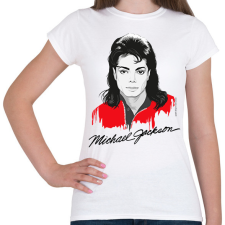 PRINTFASHION Nagyító alatt MJ 4 - Női póló - Fehér női póló