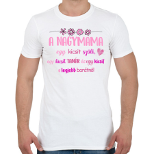 PRINTFASHION Nagymama legjobb barátnő - Férfi póló - Fehér férfi póló