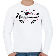 PRINTFASHION Nagymama lettem - Férfi pulóver - Fehér férfi pulóver, kardigán