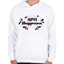 PRINTFASHION Nagymama lettem - Gyerek kapucnis pulóver - Fehér gyerek pulóver, kardigán