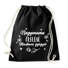 PRINTFASHION Nagymama ölelése - Fehér - Sportzsák, Tornazsák - Fekete tornazsák