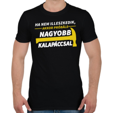 PRINTFASHION Nagyobb kalapáccsal - Férfi póló - Fekete