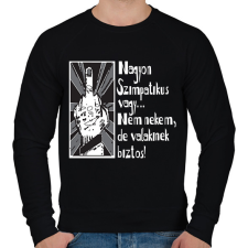 PRINTFASHION nagyon szimpatikus vagy...w - Férfi pulóver - Fekete férfi pulóver, kardigán