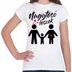 PRINTFASHION Nagytesó leszek - Női póló - Fehér