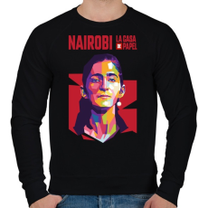 PRINTFASHION NAIROBI - Férfi pulóver - Fekete