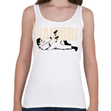 PRINTFASHION Nairobi - Női atléta - Fehér női trikó