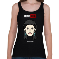 PRINTFASHION Nairobi - Női atléta - Fekete