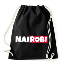 PRINTFASHION NAIROBI - Sportzsák, Tornazsák - Fekete tornazsák