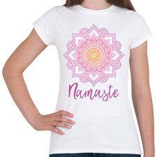 PRINTFASHION Namaste - Női póló - Fehér női póló