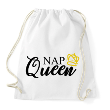 PRINTFASHION Nap Queen - Sportzsák, Tornazsák - Fehér tornazsák