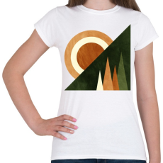 PRINTFASHION Naplemente 2 - Női póló - Fehér