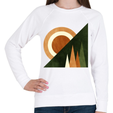 PRINTFASHION Naplemente 2 - Női pulóver - Fehér