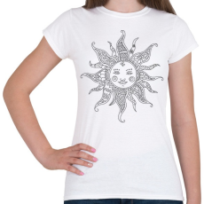 PRINTFASHION Napocska - Női póló - Fehér