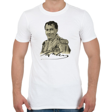 PRINTFASHION Napoleon Bonaparte  - Férfi póló - Fehér