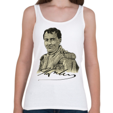PRINTFASHION Napoleon Bonaparte  - Női atléta - Fehér