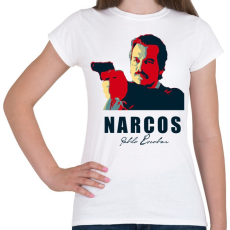 PRINTFASHION Narcos2 - Női póló - Fehér