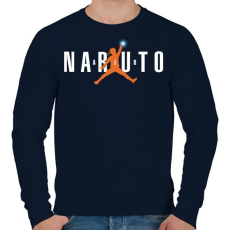 PRINTFASHION Naruto Air - Férfi pulóver - Sötétkék