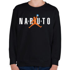 PRINTFASHION Naruto Air - Gyerek pulóver - Fekete gyerek pulóver, kardigán