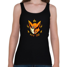 PRINTFASHION Naruto and Kurama - Női atléta - Fekete