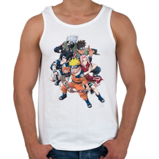 PRINTFASHION Naruto - Férfi atléta - Fehér