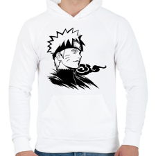 PRINTFASHION Naruto - Férfi kapucnis pulóver - Fehér férfi pulóver, kardigán