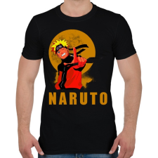 PRINTFASHION Naruto - Férfi póló - Fekete férfi póló