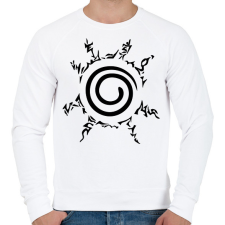 PRINTFASHION naruto - Férfi pulóver - Fehér férfi pulóver, kardigán