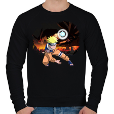 PRINTFASHION Naruto - Férfi pulóver - Fekete férfi pulóver, kardigán